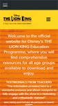 Mobile Screenshot of lionkingeducation.co.uk